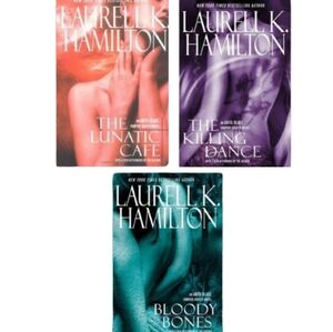 Anita Blake Vampire Hunter by Laurell K Hamilton Books #4, #5 & #6 of Series